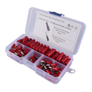 Kit de connecteurs rapides Iqihui Bullet 22-16Awg, connecteurs mâles et femelles rouges pour câblage automobile - Product Image 5