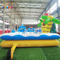 WINSUN Château Gonflable en PVC, Parc à Bulles, Fosse à Mousse, Terrain de Rebond Candyland, Ignifuge, Étanche, Installation Facile, Aire de Jeu Commerciale pour Enfants