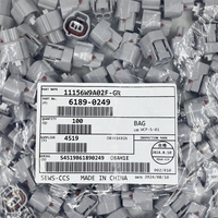 Conector TS original 6189-0249 automotriz impermeable 2 pines PBT gris carcasa hembra