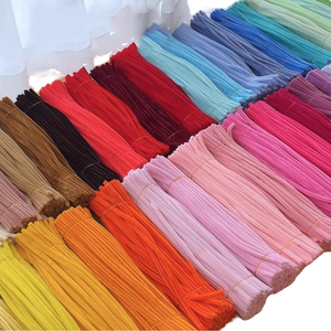 ท่อพลาสติกสำหรับงานประดิษฐ์เด็ก ขนาด 8 มม. 58 สี  แบบมีปุ่ม  สีแดง  สำหรับทำกิ่งคริสต์มาส  ความยาว 30 ซม. - Product Image 1