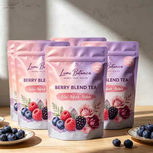 Free Design Custom Stand Up Zipper <b>Bag</b> Food Seasonings Protein Powder Sugar Nut Oxygen Blocking Plastic Packaging Pouch - Product Image 3