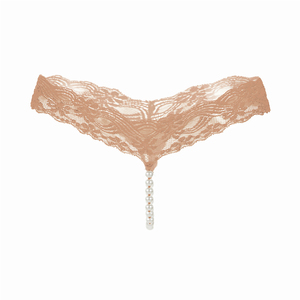 Sexy Perizoma in Pizzo con Perle per Donne, Mutandine a Vita Bassa, Slip Senza Cuciture, Bikini, Lingerie Sexy - Product Image 6