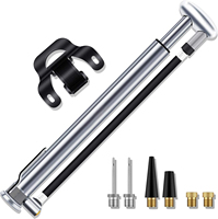 Bicyclette de conversion de la bouche Mini pompe à air pour vélo Pompe à air pour vélo Adaptateur Presta Pompe à vélo activée par le pied Pompes à vélo