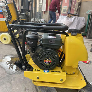 Alta Qualidade Elétrica Reversível Máquina De Compactador De Placa Vibratória Compactador De Solo De Pavimento Rodoviário Alta Intensidade Vibração Reversa - Product Image 2