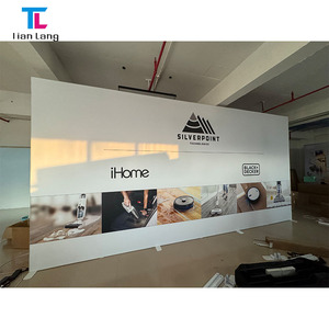 Modular de alta calidad 4 pies SEG perfil de aluminio telón de fondo Feria Comercial cabina exhibición publicidad exposición retroiluminada tela caja de luz - Product Image 3