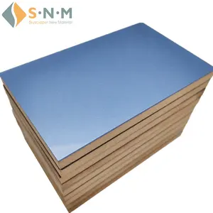 Panel Dinding Mdf Warna Pabrik Pencakar Langit Kaca Akrilik Lapisan Plastik Melamin Kertas Pelaminasi Papan Panel Kayu Mdf