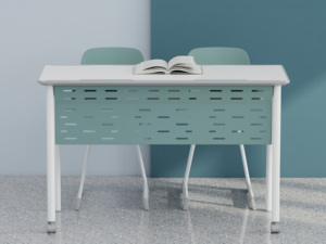 Hiện Đại Trắng chiều cao-có thể điều chỉnh bàn máy tính với điện thoại di động bánh xe trên bán đồ nội thất trường học cho sinh viên & máy tính xách tay đứng - Product Image 4