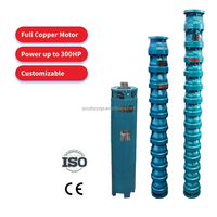Pompe submersible électrique haute pression 15KW à débit élevé/faible pour l'irrigation agricole et l'alimentation en eau