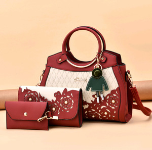 Fashion Bag Set <b>Handbags</b> Women Bag Pu Leather Custom Luxury Shoulder Tote Pu Leather Office Multi Color - Product Image 6