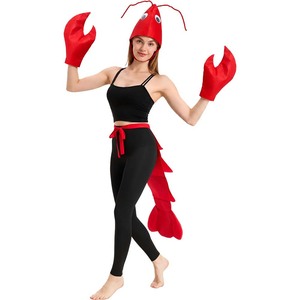 Nouveau Costume Complet d'Halloween Rigolo de Homard/Langouste en Polyester Unisexe - Product Image 5