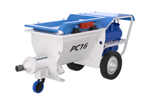 Máquinas pulverizadoras de pintura de alta eficiencia con gran capacidad de tolva, dispositivos de pulverización de mortero con bomba central, pulverizador de pintura giratorio de alta eficiencia - Product Image 2