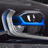 Actualización para BMW Serie 7 F02 2013-2015 Conjunto de Faros LED DRL con Señal de Giro, Lente de Doble Haz e Iluminación Dinámica