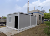 Conteneur d'expédition en acier portable moderne de 40 pieds pour la maison, entrepôt extérieur, atelier, chambre à coucher, immeuble de bureaux