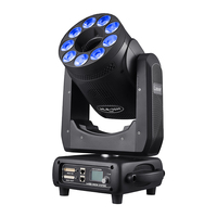 Luz Láser de Animación con Cabezal Móvil QSE Lighting de 10W, DMX512RGB 3en1, Luz de Haz Oscilante, IP33, Ra95, 8000K, Regulable