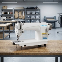 Machine à coudre industrielle à point noué CP-8700 CPOD à plateau plat et courroie, prix abordable