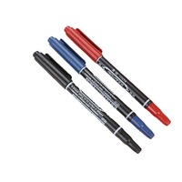 Stylo marqueur à pointe fine 0,5 mm/1,0 mm à base d'huile, coloré, à séchage rapide, pour journalisation, dessin et traçage pour étudiants