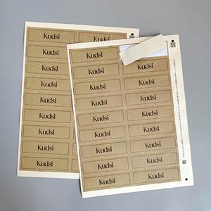 Autocollants personnalisés en papier texturé pour logo d'entreprise, étiquettes de salutation imprimées sur mesure pour scellage - Vente en gros - Product Image 1