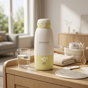 Hot Selling 300ml Volume Electric Baby Product Bottle Warmer Quick-<b>Heating</b> <b>USB</b> Battery Charge Breast Milk Warmer - Product Image 1