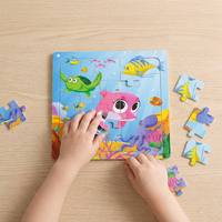 Rompecabezas de Madera Personalizados al por Mayor, 20 Piezas, Animales, Vehículos, Vida Marina, Juguetes Educativos de Aprendizaje Cognitivo para Preescolar