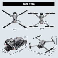 Drone Quadricoptère YL059 avec Évitement d'Obstacles, GPS, Télécommande, Moteur Brushless et Contrôle par Écran 5G