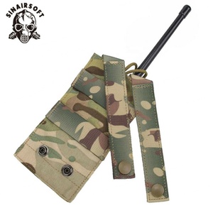 Tactical MOLLE Radio Holder <b>Walkie</b> <b>Talkie</b> Pouch Open Top Waist Belt Bag Mag Pack - Product Image 6