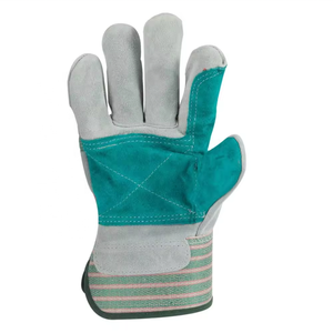 Gants <span class=keywords><strong>de</strong></span> <span class=keywords><strong>soudeur</strong></span> <span class=keywords><strong>de</strong></span> haute qualité sans latex, avec <span class=keywords><strong>manchette</strong></span> en caoutchouc, paume renforcée double, en cuir <span class=keywords><strong>de</strong></span> vachette pleine fleur, gants <span class=keywords><strong>de</strong></span> sécurité générale - Product Image 5