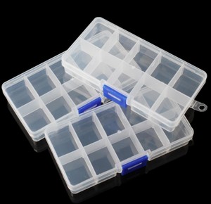 Caja de almacenamiento con 10 ranuras para decoración de uñas, kit de pintura de diamantes de plástico Multicolor, herramientas de diamantes de imitación, caja de almacenamiento ajustable, Organizador - Product Image 1