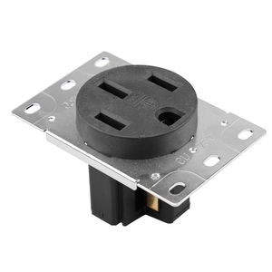 Tomacorriente de 50 Amperios y 125/250V, para RV, EV, Soldadora, Horno, Estufa, 3 Polos, 4 Cables, NEMA 14-50R - Product Image 3