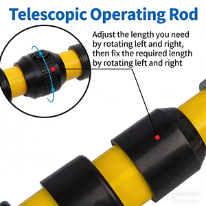 Varillas Telescópicas Aisladas de Fibra de Vidrio de Alto Voltaje Ajustables Personalizadas - Product Image 4