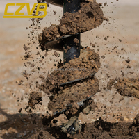 Barrena Hidráulica para Miniexcavadoras de 1.5-4t, para Perforación de Postes en Viñedos, Huertos y Construcción, con Certificación CE