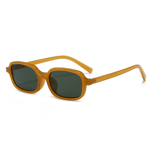 Gafas de Sol STY3970N de Moda Vintage con Armazón Pequeño para Hombre y Mujer, Diseño de Marca, Armazón Rectangular de Carey, Protección UV400 - Product Image 3