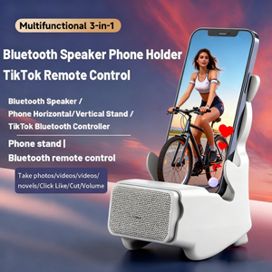 Smart Phone <b>Stand</b> Built in Speaker Remote <b>Control</b> Customizable Logo Desktop Mobile Holder Promotion Gifts - Product Image 4