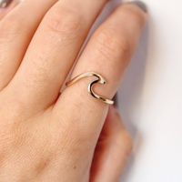 Bague Vague de Surf en Argent Sterling 925 Ocean Jewelry – Vente en Gros, Bijoux Hawaïens Personnalisés, Bague Vague en Argent 925