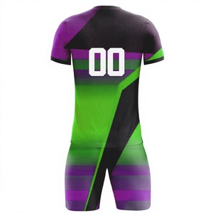 Ensemble Maillot et Short de Football Personnalisé OEM ODM Fabricant de Kits de Football Marque Privée Faible MOQ Vente Directe Usine - Product Image 2