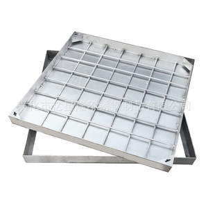 Yixinglong Stainless Steel Square Manhole Cover 304 201 Concealed For Road Municipal Engineering - Product Image 1