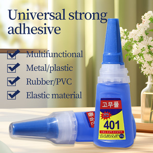 401 20G Nhanh Chóng Làm Khô Móng Tay Keo Ngay Lập Tức Mạnh Mẽ Dính Siêu Keo Đa-Mục Đích Nóng Không Màu Chất Lỏng Keo - Product Image 2