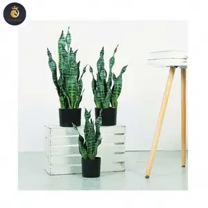 decorative indoor artificial sansevieria bonsai plants for wholesale chinese supplier