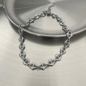 Collar de acero inoxidable con forma de <span class=keywords><strong>rombo</strong></span> y nariz de cerdo VAF 50+5CM - Product Image 3