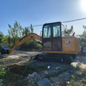 Mini-excavatrice Caterpillar 305.5E certifiée CE, excavatrice hydraulique Caterpillar de 5,5 tonnes, moteur Cummins, accessoire tarière - Product Image 6