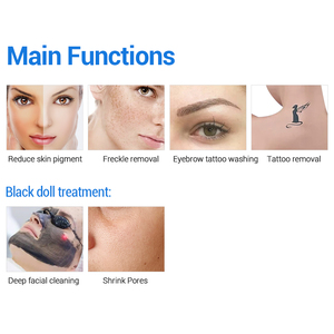 Xách tay 6 đầu tùy chọn picosecond lasersings Loại bỏ hình xăm Carbon lột lasersings máy trên khuôn mặt - Product Image 4