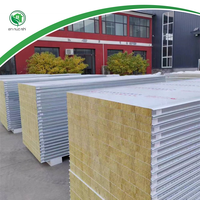 Panneau sandwich d'isolation thermique ignifuge pour mur, toit, plafond, EPS/polystyrène/PU/PIR/PUR/Puf/polyuréthane/laine de roche, prix