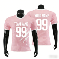 Uniforme de football américain rétro unisexe grande taille de qualité supérieure, ensemble complet, technologie de découpe automatisée, design d'impression numérique personnalisé, short