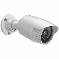 Caméra de surveillance IP PoE 4MP, type tourelle/bullet, filaire, pour extérieur/intérieur, vision nocturne, détection de mouvement humain