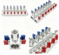 Accessoires pour machine d'injection : Distributeur de liquide de refroidissement industriel en acier inoxydable avec régulateur de débit