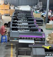 Imprimante DTF double tête 24 pouces colorée, neuve, grand format, pour impression sur vinyle et T-shirts, machine d'impression sur Teflon