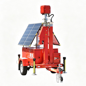 Tour de remorque CCTV à énergie solaire UNIV Mobile 2 panneaux pour la <span class=keywords><strong>surveillance</strong></span> - Product Image 2