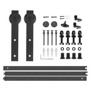 Kit de Herrajes Modernos de Acero al Carbono de Alta Resistencia para Puertas Correderas Industriales de 6.6 Pies con Cierre Suave y Silencioso, Fácil Montaje - Product Image 5