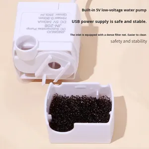 Bain automatique pour perroquet à longue queue avec pompe, grande fontaine de douche pour <span class=keywords><strong>oiseaux</strong></span>, baignoire intérieure avec eau du robinet - Product Image 3