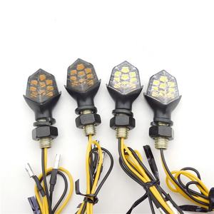 Accessoires pour motos, clignotant LED haute puissance jaune vif, mini feu latéral pour scooter électrique, clignotant pour vélo électrique - Product Image 4