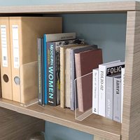 Offre Spéciale PVC En Plastique TRANSPARENT L FORME Magnétique Plateau Diviseur Pour supermarché D'épicerie